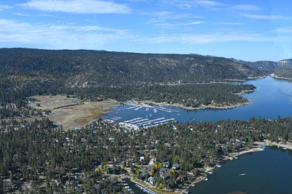 Big Bear Lake and marina