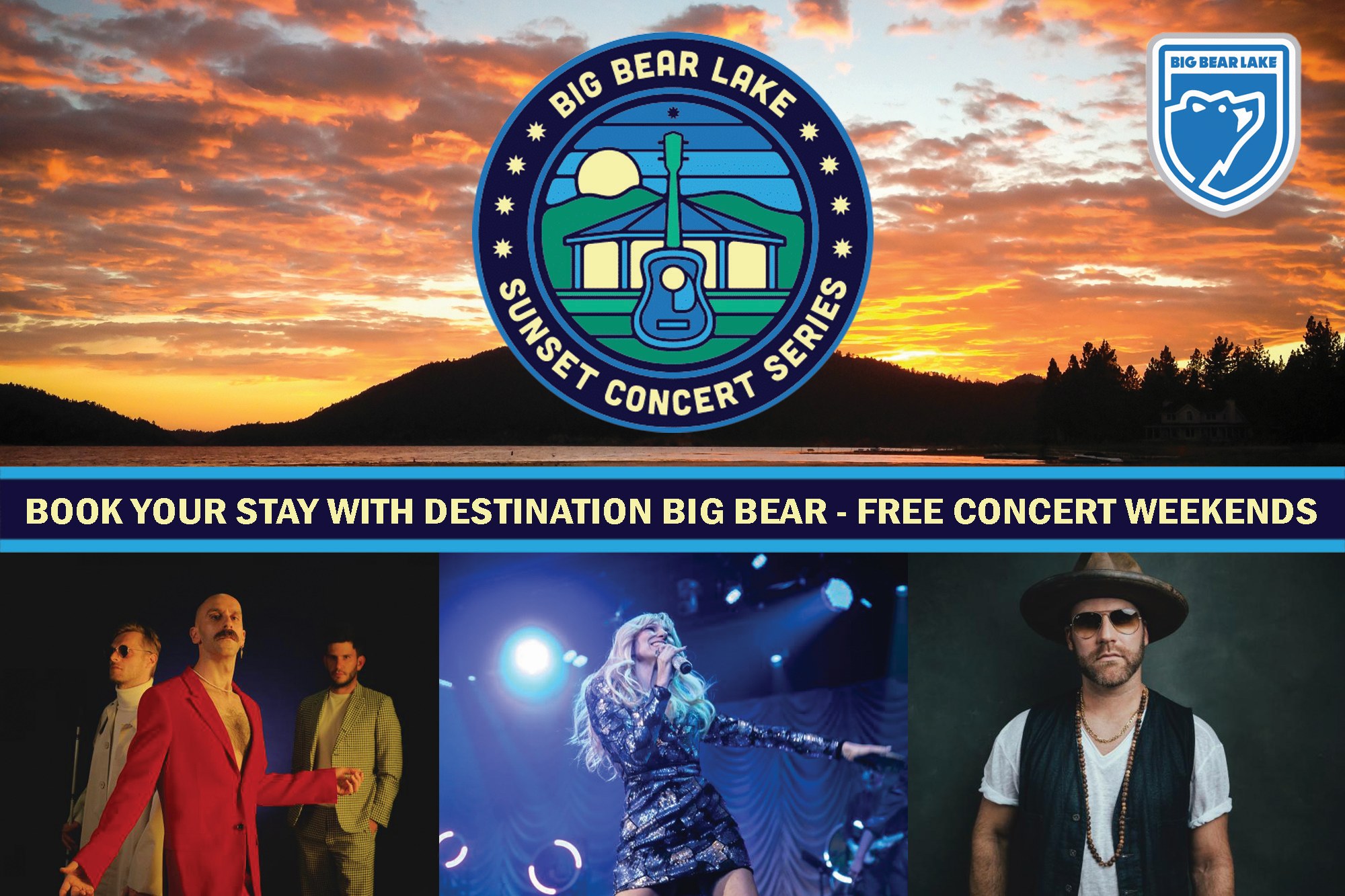 Visit Big Bear Hosts FREE Sunset Concert Series